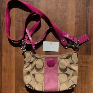 Coach Bag - Brown and Pink!